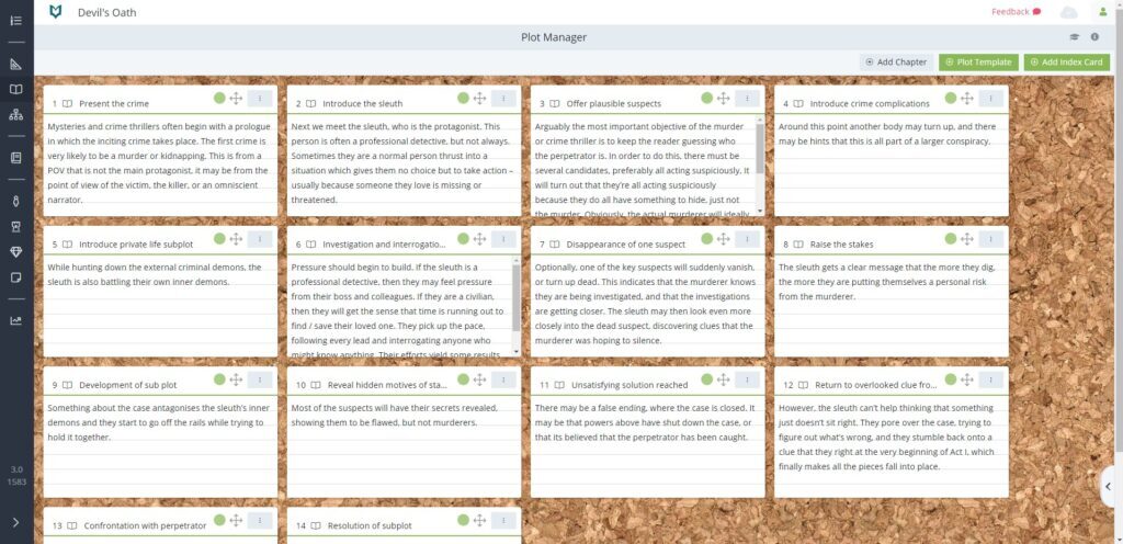 A Mystery Novel Template/Cheatsheet/Outline – Novel Factory