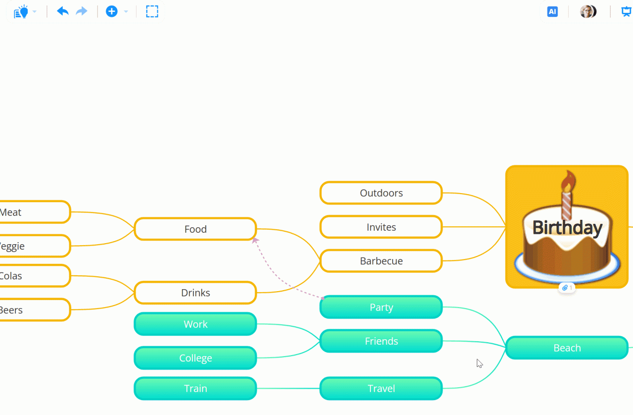 Mind Map extra features Mind Map extra features